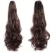 22 Inch Claw Clip In Wavy Ponytail Extension Synthetic Fiber Hair Piece Long Wavy Ponytail Extensions For Women Girls