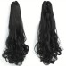 22 Inch Claw Clip In Wavy Ponytail Extension Synthetic Fiber Hair Piece Long Wavy Ponytail Extensions For Women Girls