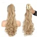 22 Inch Claw Clip In Wavy Ponytail Extension Synthetic Fiber Hair Piece Long Wavy Ponytail Extensions For Women Girls