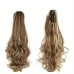 22 Inch Claw Clip In Wavy Ponytail Extension Synthetic Fiber Hair Piece Long Wavy Ponytail Extensions For Women Girls