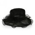 Organza Kentucky Derby Hat / Hats with Sash / Ribbon 1 Piece Wedding / Special Occasion / Casual Headpiece