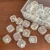 20PCS Square Mini Clear Plastic Storage Containers Box with Lids for Small Items Epoxy Resin