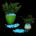 100Pcs Garden Decor Luminous Stones Glow In Dark Decorative Pebbles Pebble Rocks Outdoor Fish Tank Aquarium Decorations