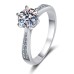 Ring Party Classic 1 2 3 Silver Precious Cute Stylish 1PC Zircon