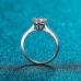 Ring Party Classic 1 2 3 Silver Precious Cute Stylish 1PC Zircon