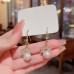 Women's Pearl Drop Earrings Fine Jewelry Classic Leaf Precious Elegant Stylish Earrings Jewelry Gold For Gift Festival 1 Pair