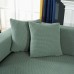 Stretch Sofa seat Cushion Cover Slipcover Elastic Couch Armchair Loveseat 4 or 3 Seater Grey Plain Solid Soft Durable Washable