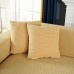 Stretch Sofa seat Cushion Cover Slipcover Elastic Couch Armchair Loveseat 4 or 3 Seater Grey Plain Solid Soft Durable Washable