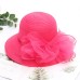 Hats Fancy Plain Sun Hat Casual Holiday Cocktail Royal Astcot Elegant Beach With Tulle Headpiece Headwear