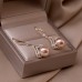 Women's Pearl Stud Earrings Fine Jewelry Classic Precious Cute Stylish Earrings Jewelry Rose Gold For Gift Festival 1 Pair