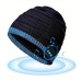 Winter Fashion Warm Wireless Music Headset Fish Pattern Boutique Hat Christmas Gift Wireless Beanie Hat