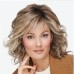 Blonde Wigs for Women Synthetic Wig Curly with Bangs Wig Short Light Brown Synthetic Hair Women's Fashionable Design Classic Cool Light Brown