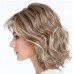 Blonde Wigs for Women Synthetic Wig Curly with Bangs Wig Short Light Brown Synthetic Hair Women's Fashionable Design Classic Cool Light Brown