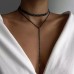 Fine Jewelry Clear Rhinestones Women's Fashion Modern Geometrical Wedding Geometric Necklace For Wedding Engagement