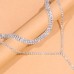 Fine Jewelry Clear Rhinestones Women's Fashion Modern Geometrical Wedding Geometric Necklace For Wedding Engagement