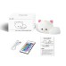 Timer Night Light with Remote Control Nursery Lamp Children's Bedside Gift USB Rechargeable Silicone Tap Cat Night Light