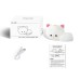 Timer Night Light with Remote Control Nursery Lamp Children's Bedside Gift USB Rechargeable Silicone Tap Cat Night Light