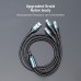 120W USB C 3 In 1 Charging Cord Micro USB Type-c Multiple Mobile Phone Fast Charge Cable For iPhone 15 14 Samsung Huawei Data Cable