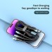 120W USB C 3 In 1 Charging Cord Micro USB Type-c Multiple Mobile Phone Fast Charge Cable For iPhone 15 14 Samsung Huawei Data Cable