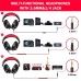 Oneodio A71 Wired Over Ear Headphone With Mic Studio DJ Headphones Professional Monitor Recording & Mixing Headset For Gaming