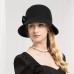 Hats 100% Wool Fedora Hat Floppy Hat Wedding Evening Party Elegant Wedding With Bowknot Cap Headpiece Headwear