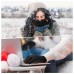 Winter Gloves, Gloves for Men and Women,Hand Touch Screen Thermal Warm Washable Design Knit Laptop Gloves for Running Driving Hiking