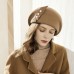 Hats 100% Wool Beret Hat Wedding Evening Party Elegant Wedding With Cap Headpiece Headwear