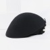 Hats 100% Wool Beret Hat Wedding Evening Party Elegant Wedding With Cap Headpiece Headwear