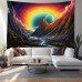 Rainbow Mountains Wall Hanging Tapestry Wall Art Large Tapestry Mural Decor Photograph Backdrop Blanket Curtain Home Bedroom Living Room Decoration