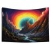 Rainbow Mountains Wall Hanging Tapestry Wall Art Large Tapestry Mural Decor Photograph Backdrop Blanket Curtain Home Bedroom Living Room Decoration