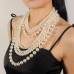 Necklace Pearl Pearl Women's Fashion Sweet Layered Lovely Wedding Geometric Necklace For Wedding Party