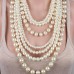 Necklace Pearl Pearl Women's Fashion Sweet Layered Lovely Wedding Geometric Necklace For Wedding Party