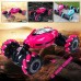 Latest 4WD 1:14 Scale Remote Control Stunt Car 2.4G Wireless RC Drift Car Led Lights Watch Gesture Sensor Rotating Children's Toy Gift