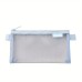 Simple Transparent Mesh Pencil Case Storage Student Pencil Bag Large Capacity Pouches Stationery Cosmetic Bags