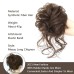 factory wholesale foreign trade synthetic wig bun hair ring messy hair ring elastic ball head comfortable daily