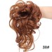 factory wholesale foreign trade synthetic wig bun hair ring messy hair ring elastic ball head comfortable daily