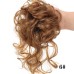 factory wholesale foreign trade synthetic wig bun hair ring messy hair ring elastic ball head comfortable daily