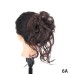 factory wholesale foreign trade synthetic wig bun hair ring messy hair ring elastic ball head comfortable daily