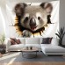 Koala Animal Hanging Tapestry Wall Art Large Tapestry Mural Decor Photograph Backdrop Blanket Curtain Home Bedroom Living Room Decoration