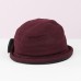 Hats Wool / Cotton Bowler / Cloche Hat Bucket Hat Floppy Hat Wedding Casual Elegant Retro With Bowknot Splicing Headpiece Headwear