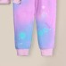 Girls' 3D Unicorn Sweatshirt & Sweatpants Set Pink Long Sleeve 3D Printing Spring Fall Active Fashion Cute Polyester Kids 3-12 Years Crew Neck Outdoor Street Date Regular Fit