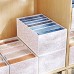 Pants Storage Box, Foldable Clothing Organizer, Wardrobe Clothes Finishing Box, Jeans Divided Sorting Box, Drawer Clothes Storage Box