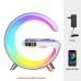 Multifunctional Bluetooth Speaker Colorful Atmosphere Light Wireless Charging and Clock All-in-one Machine