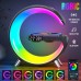 Multifunctional Bluetooth Speaker Colorful Atmosphere Light Wireless Charging and Clock All-in-one Machine