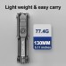 Super Bright ABS Strong Light Focusing Led Flashlight Outdoor Portable Home Built-in Battery Rechargeable Multi-function Torch