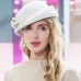 Elegant Fashion 100% Wool Hats with Smooth / Solid 1pc Party / Evening / Casual Headpiece Christmas/ Special Occasion / Office & Career / Graduation / Congratulations / Anniversary / Back To School /