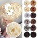 Messy Hair Bun Hair Wavy Curly Scrunchies Ponytail Extension Synthetic Extension Chignon for Women Updo Daily 1PCS