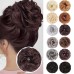 Messy Hair Bun Hair Wavy Curly Scrunchies Ponytail Extension Synthetic Extension Chignon for Women Updo Daily 1PCS