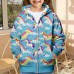 Girls' 3D Unicorn Hoodie Coat Outerwear Long Sleeve 3D Print Fall Winter Active Fashion Cute Polyester Kids 3-12 Years Outdoor Casual Daily Regular Fit