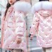 Kids Girls' Down Coat Solid Color Cool Zipper Outdoor Coat Outerwear 4-12 Years Spring Pink Purple Beige